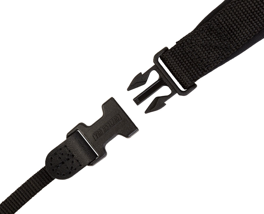 Op/Tech Envy Strap with 3/8" Connector, 26-52" - Black