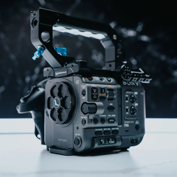 Kondor Blue XLR Handle Extension for Sony FX6 - Raven Black