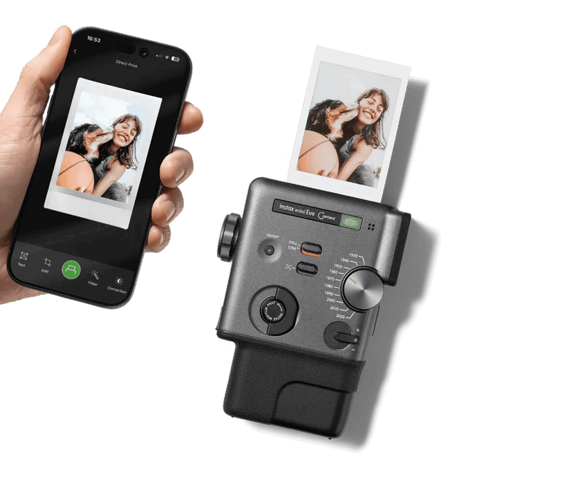 Fujifilm Instax Mini Evo Cinema Hybrid Instant Camera