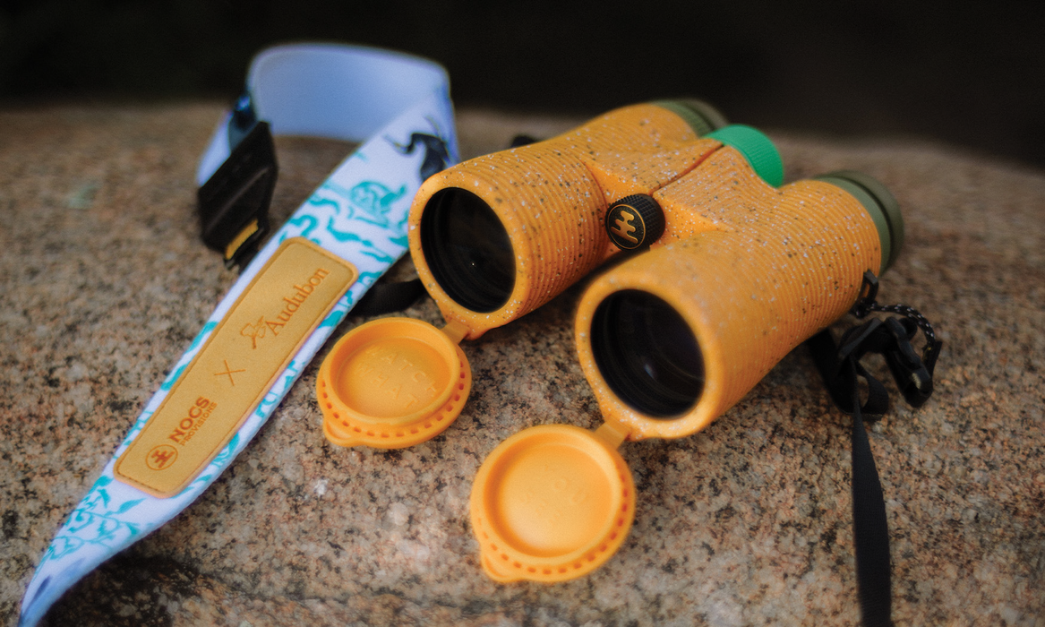 Nocs Provisions x Audubon Field Issue 10x42 Waterproof Binoculars Bundle with Strap - Audubon Great Cormorant (Limited-Edition)
