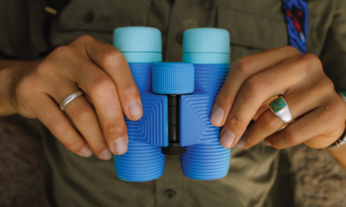 Nocs Provisions x Audubon Field Issue 8x32 Waterproof Binoculars Bundle with Strap - Audubon Ruddy Duck (Limited-Edition)