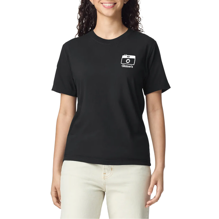 Glazer's Camera Collage T-Shirt Black - Large