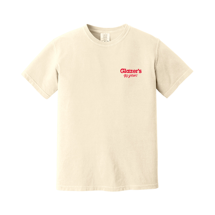 Glazer's Camera Collage T-Shirt Ivory - XL
