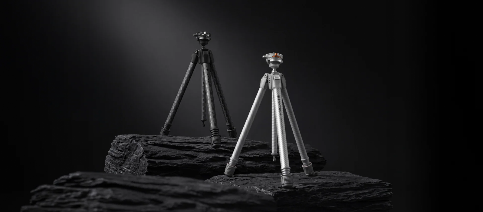 PGYTECH ZiPod Travel Carbon Fiber Tripod - Midnight Black