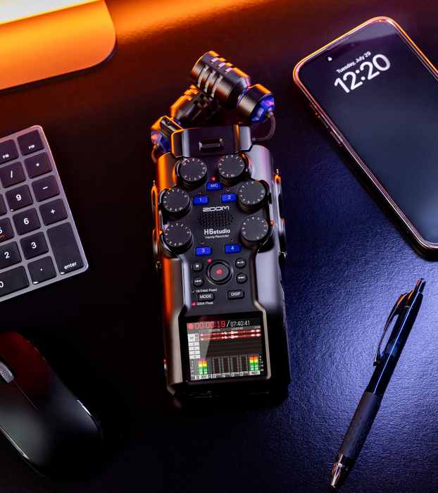 Zoom H6studio 6-Track Handy Recorder with 32-Bit Float Recording