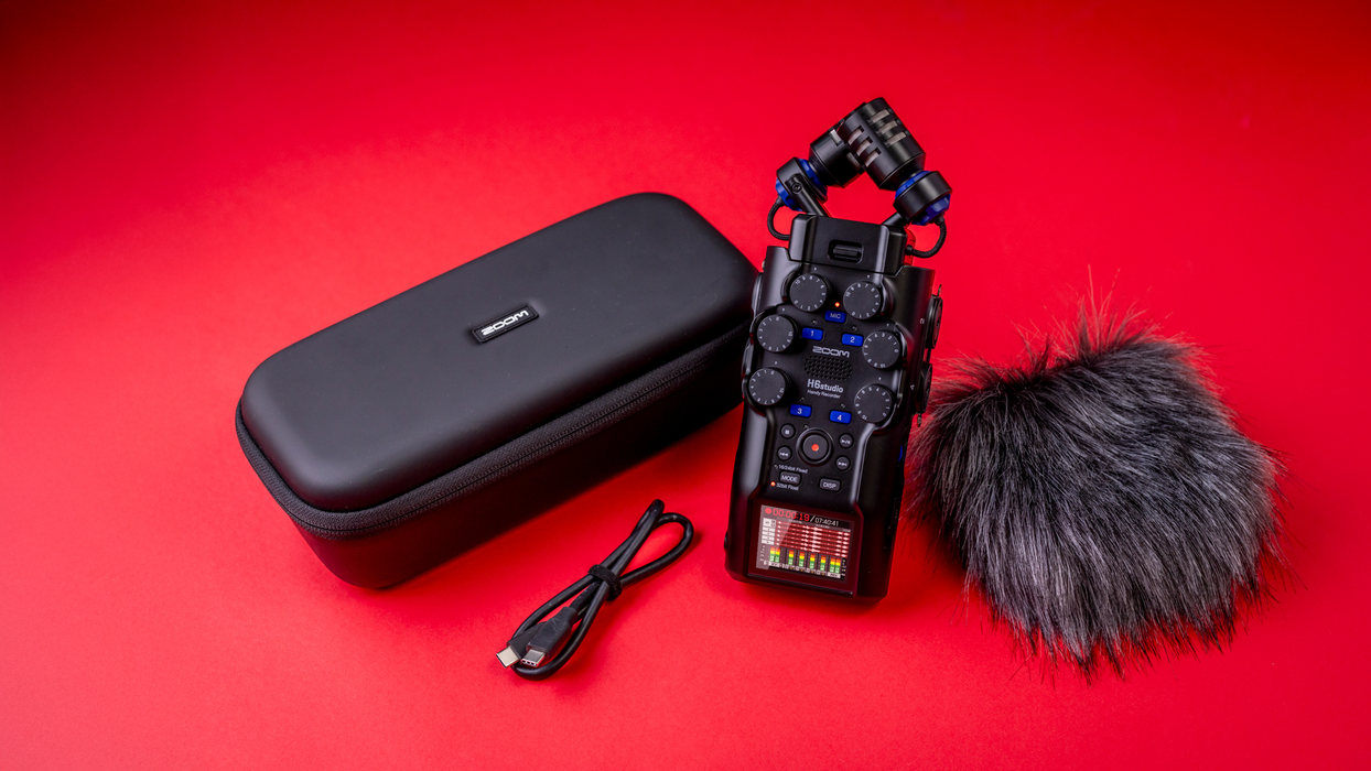 Zoom H6studio 6-Track Handy Recorder with 32-Bit Float Recording