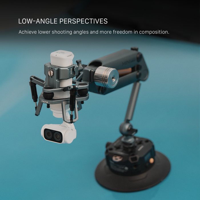 Tilta Shock Absorbing Head for Hydra Alien Mini (Luna) - Titanium Gray
