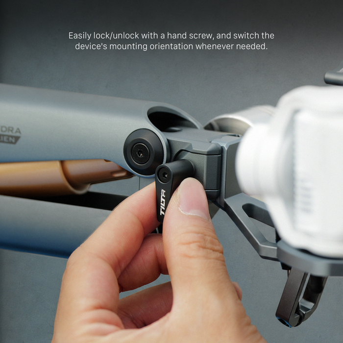 Tilta Shock Absorbing Head for Hydra Alien Mini (Luna) - Titanium Gray