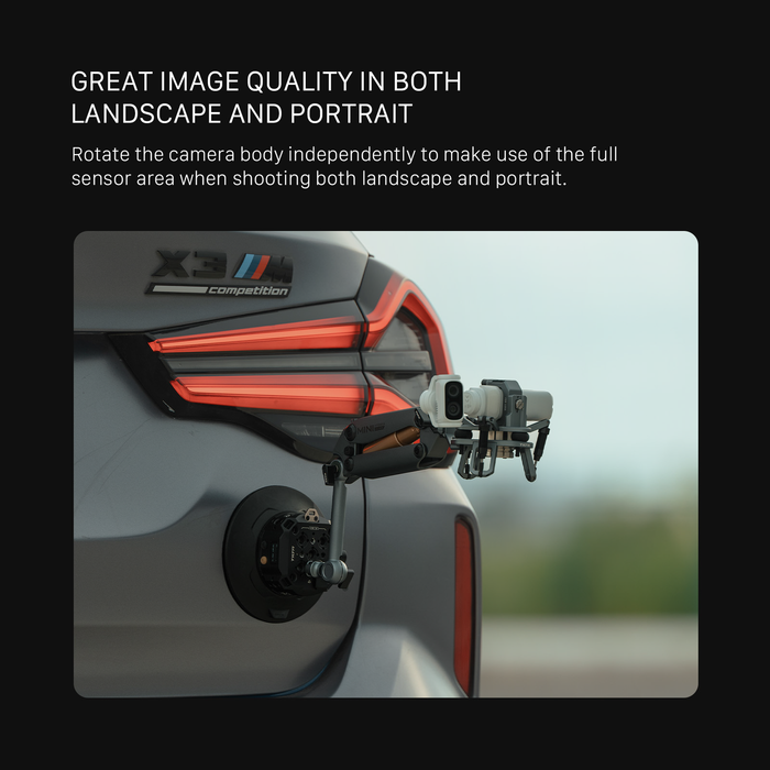 Tilta Shock Absorbing Head for Hydra Alien Mini (Luna) - Titanium Gray