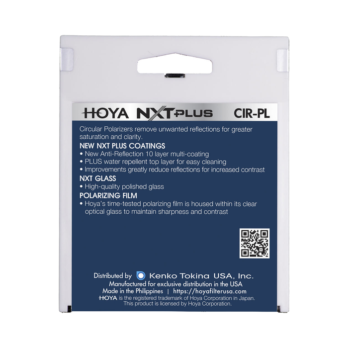Hoya 58mm NXT Plus Circular Polarizer Filter