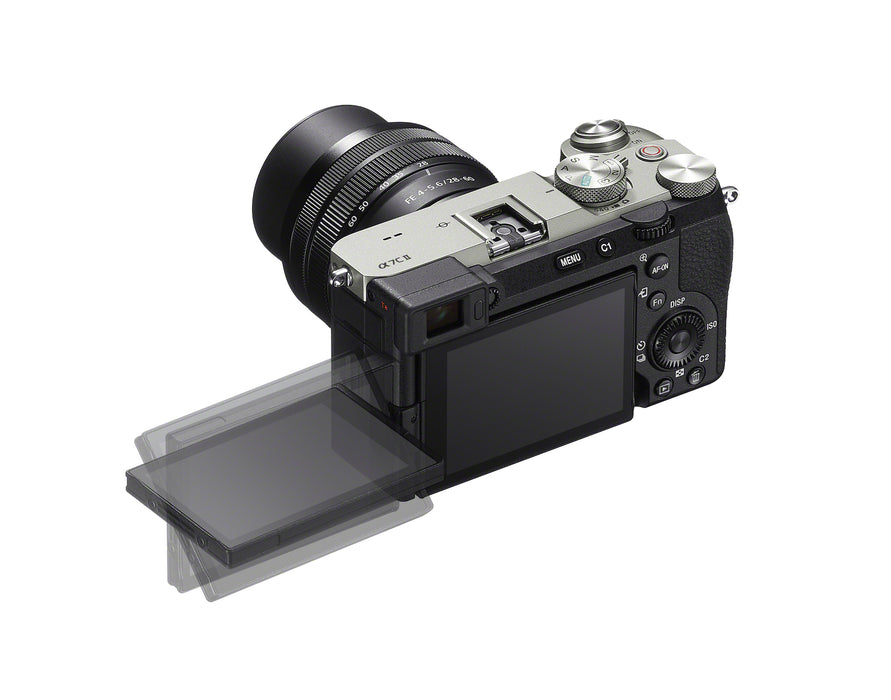 Sony Alpha a7C II Mirrorless Camera with 28-60mm f/4-5.6 Lens - Silver