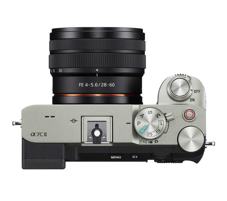 Sony Alpha a7C II Mirrorless Camera with 28-60mm f/4-5.6 Lens - Silver