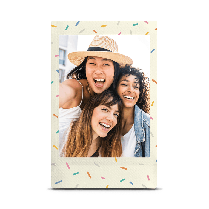 Fujifilm Instax Mini Instant Film, Sprinkles Frame - 10 Exposures