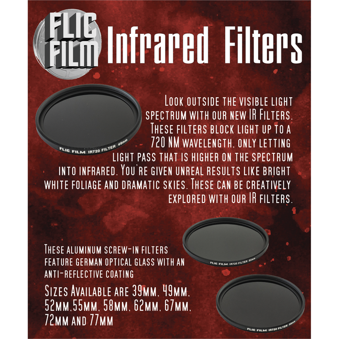 Flic Film 39mm Infrared 720NM Filter