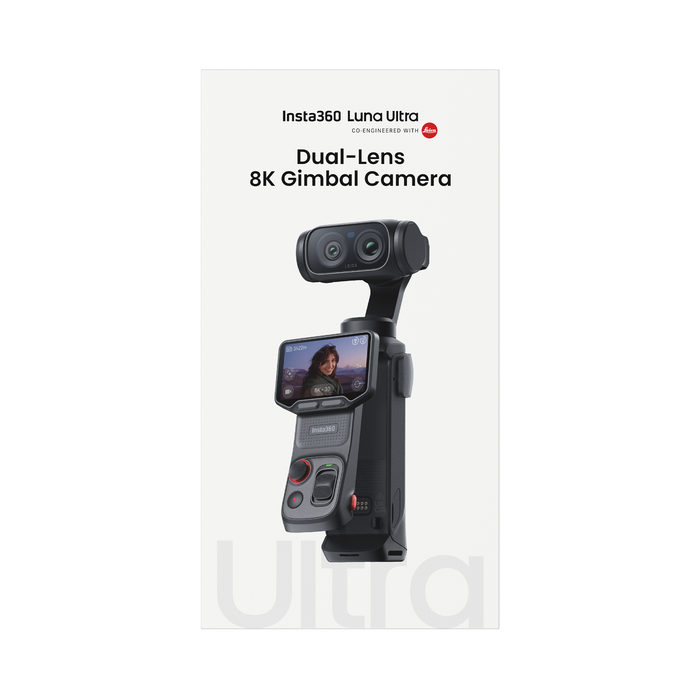 Insta360 Luna Ultra 8K Gimbal Camera Standard Bundle - Stellar White