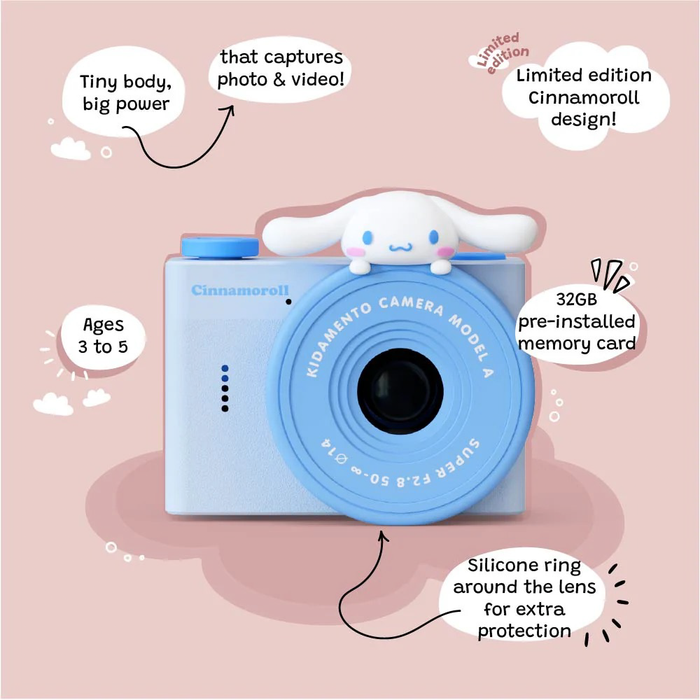 Kidamento Model A Mini Digital Camera for Kids - Cinnamoroll