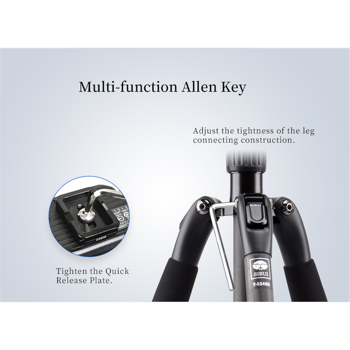 Sirui T-024SK Carbon Fiber Tripod with KS-5 Ball Head