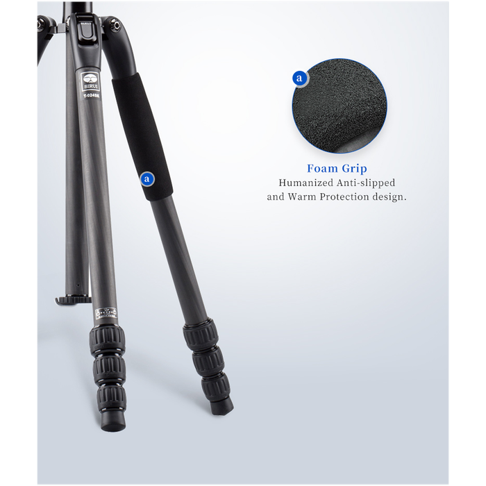 Sirui T-024SK Carbon Fiber Tripod with KS-5 Ball Head
