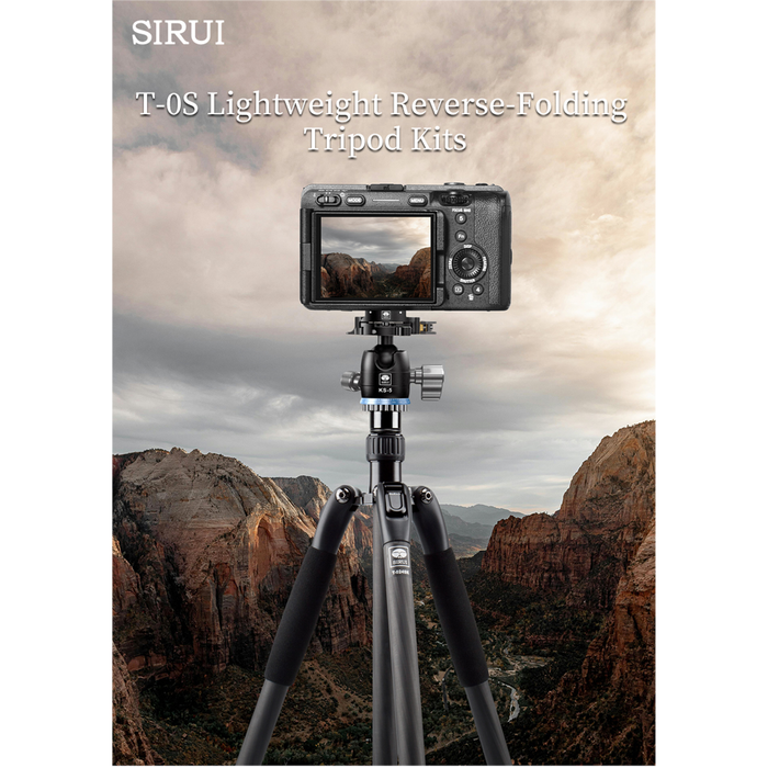 Sirui T-024SK Carbon Fiber Tripod with KS-5 Ball Head