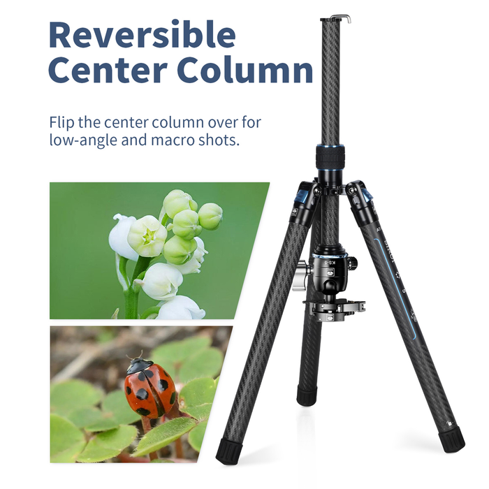 Sirui AT-125 Carbon Fiber Traveler Tripod with KS-5 Ball Head