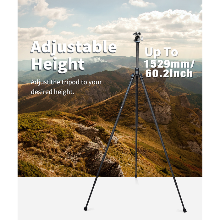 Sirui AT-125 Carbon Fiber Traveler Tripod with KS-5 Ball Head