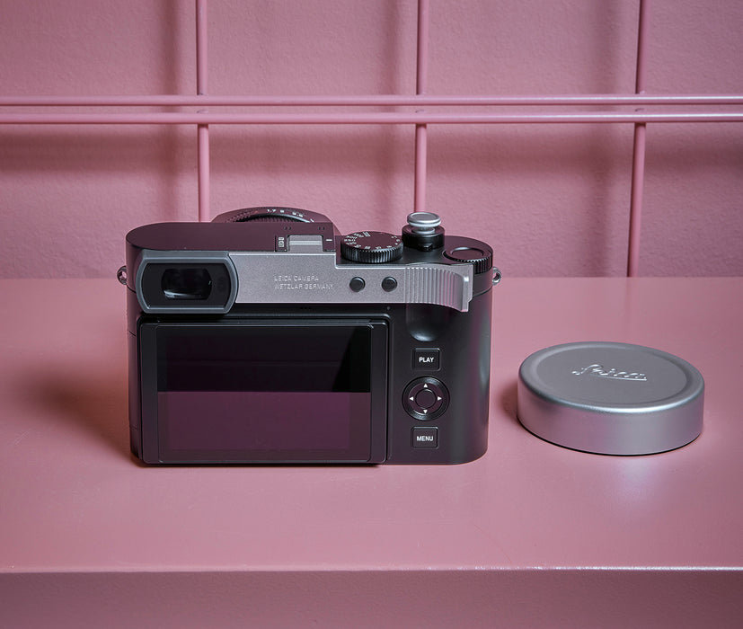 Leica Lens Cap Q E49, Aluminum - Silver