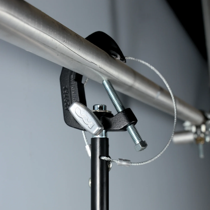 Matthews Lightweight Telescoping Hanger with Pipe Clamp 4' to 8'