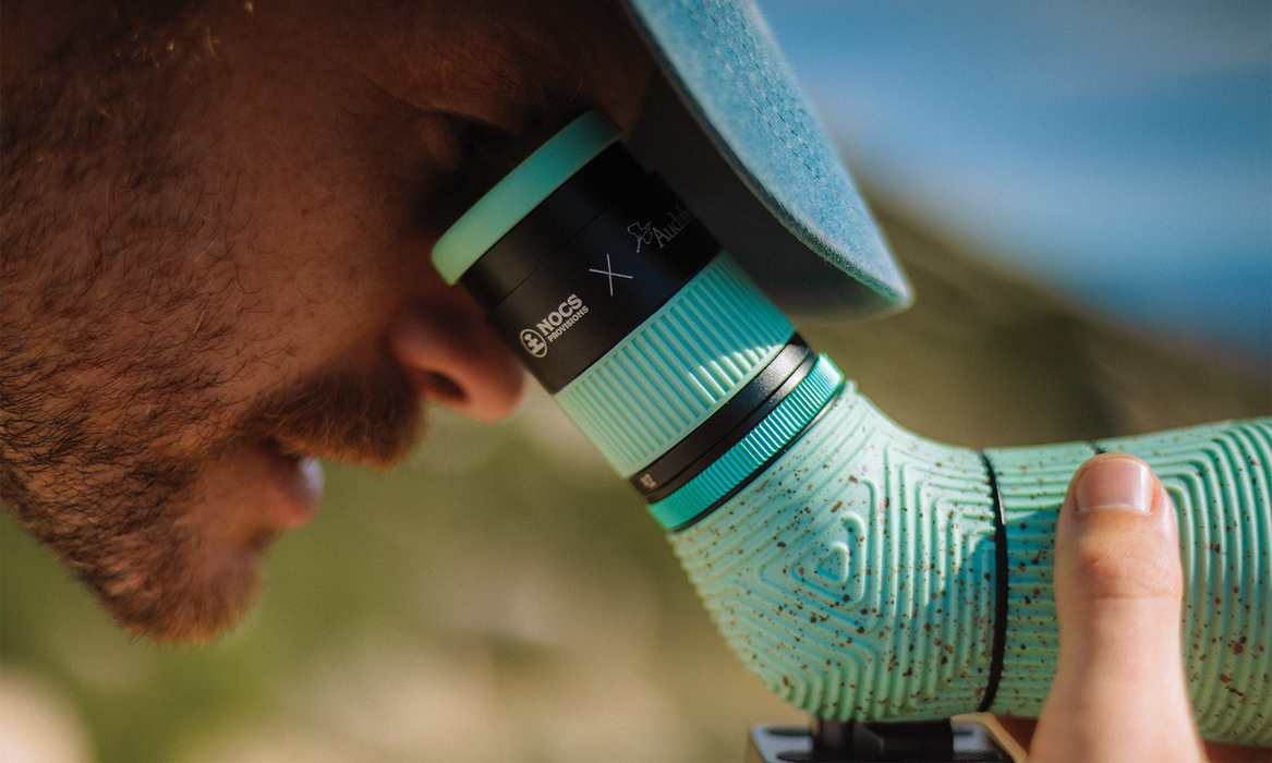 Nocs Provisions x Audubon Lite View Issue 9-27x56 Spotting Scope Bundle with Strap - Audubon Florida Scrub Jay (Limited-Edition)