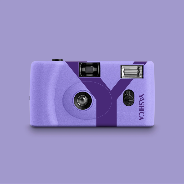 Yashica MF-1Y Snapshot Art 35mm Film Camera - Lavender