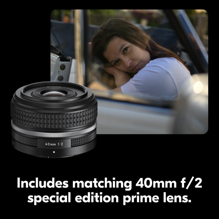 Nikon Zf Mirrorless Camera with Z 40mm f/2 SE Lens - Silver