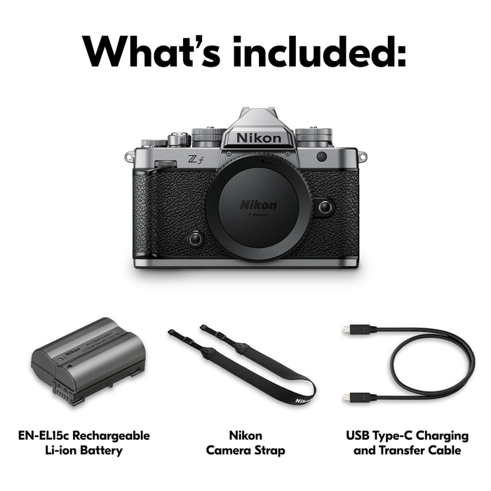 Nikon Zf Mirrorless Camera - Silver