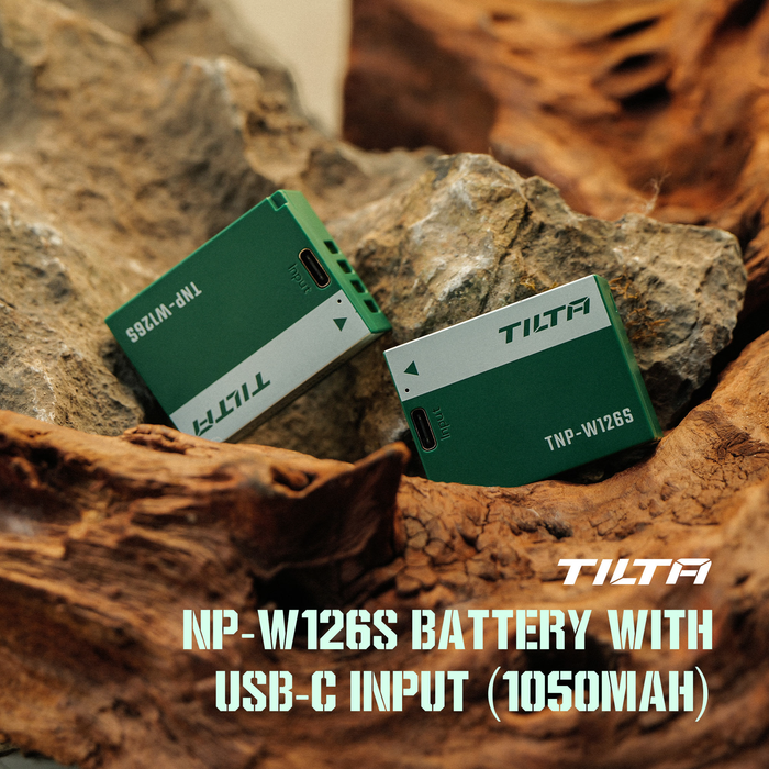 Tilta NP-W126S Battery with USB-C Input (1050mAh) - Forest Green