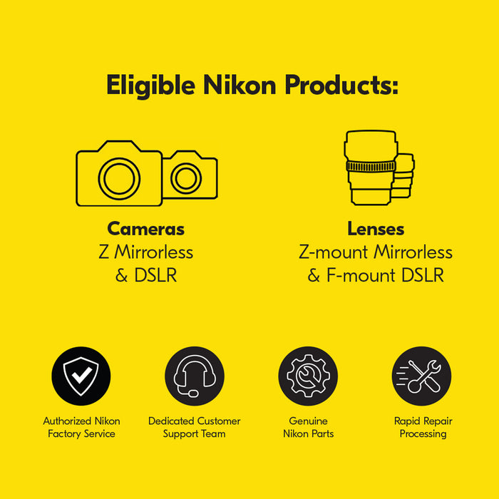 Nikon Care+ 3 Year Protection Plan for Camera & Lens Kit ($4501-5000)