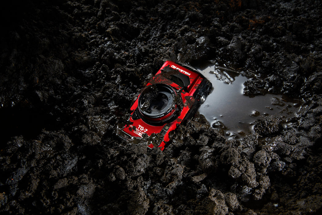 OM System Tough TG-7 Camera - Red