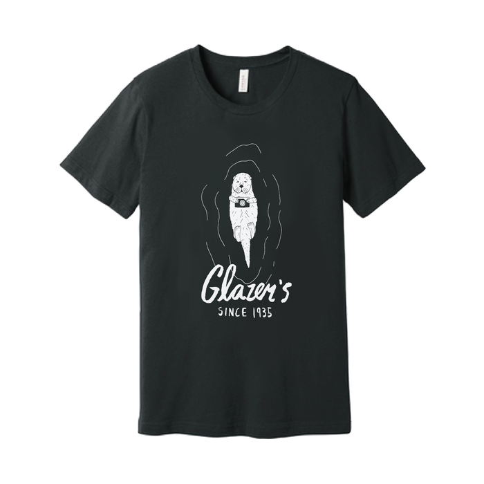 Glazer's Otter Camera T-Shirt Vintage Black - Large