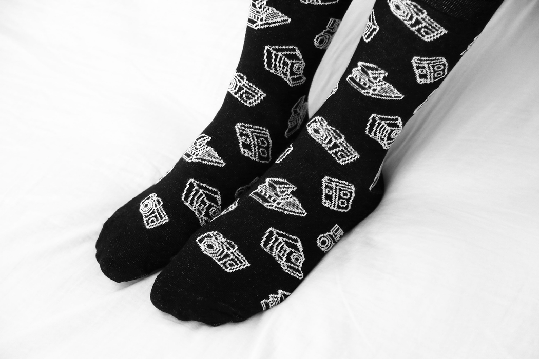 Cameras Socks - Black