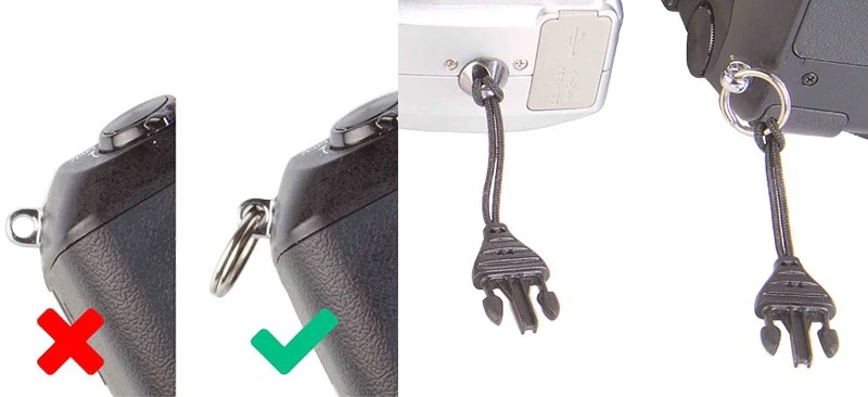 Op/Tech Mini Loop Strap with 1.5mm Mini Quick Disconnect Connector, 19-26.5" - Navy