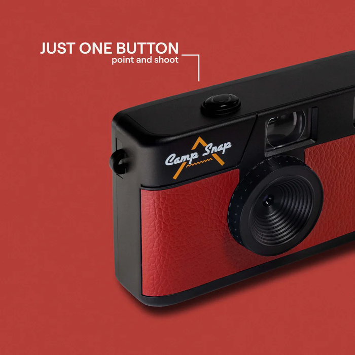 Camp Snap Screen-Free Digital Camera - Crimson Red