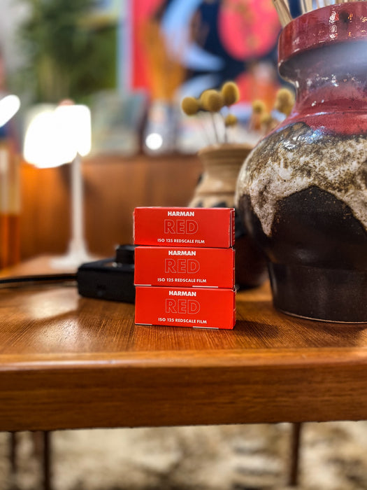 Harman Red 125 Redscale Color Negative - 120 Film, Single Roll