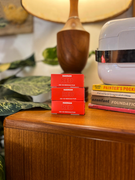 Harman Red 125 Redscale Color Negative - 120 Film, Single Roll