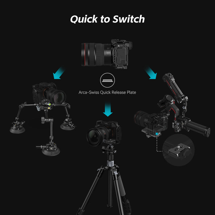 SmallRig SC-15K All-in-One 4-Arm Suction Cup Camera Mount Kit for Vehicle Shooting 3565