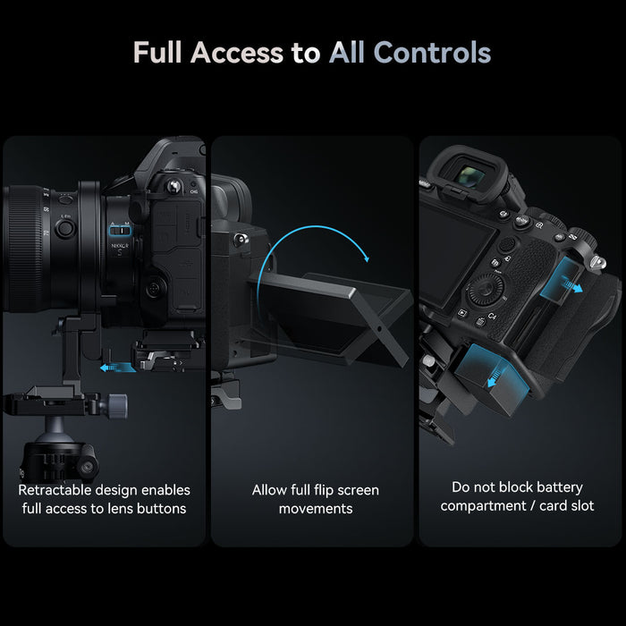 SmallRig Rotatable Horizontal-to-Vertical Mount Plate Kit for Select Sony A-Series, FX3 & FX30 Cameras 4244
