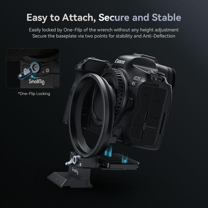 SmallRig Rotatable Horizontal-to-Vertical Mount Plate Kit for Select Canon R-Series Cameras 4300