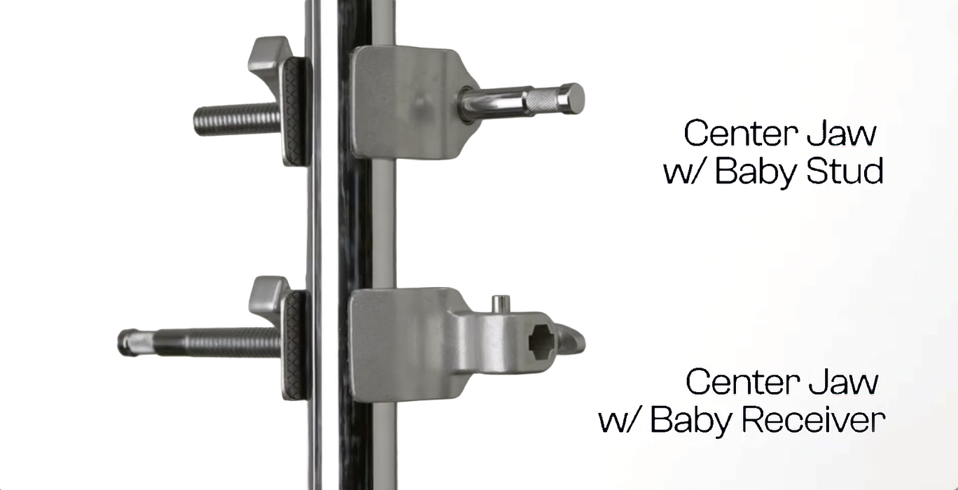 Kupo 9" Super Viser Clamp (Center Jaw with Baby Receiver)