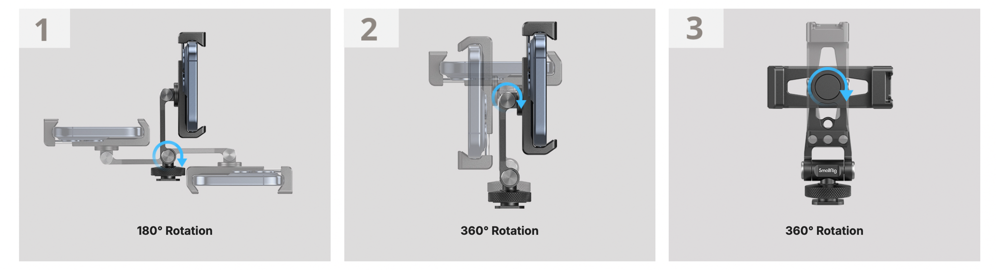 SmallRig Metal Phone Support with Cold Shoe Mount 4382