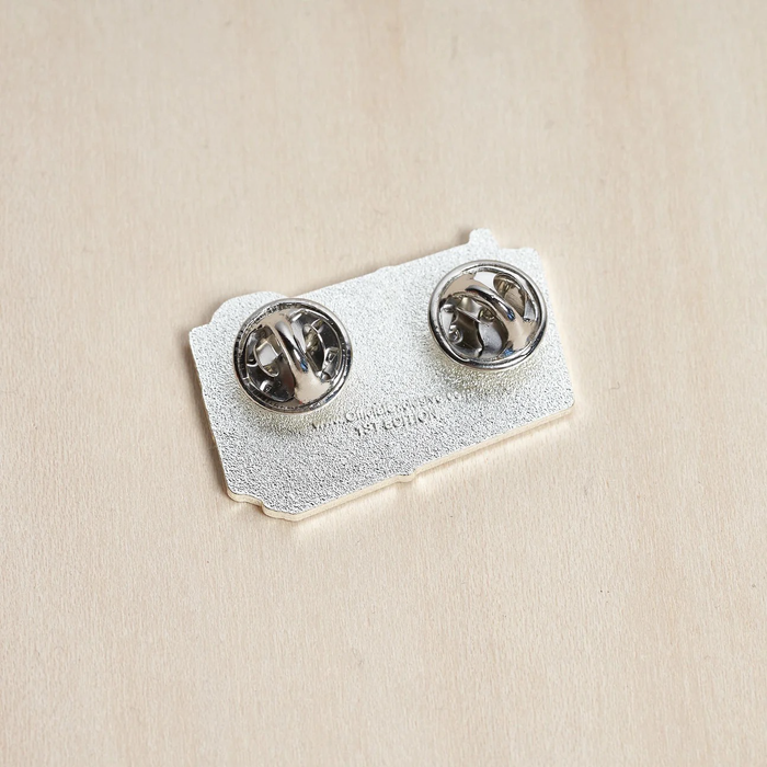 Brick Camera with Blue Lens Pin