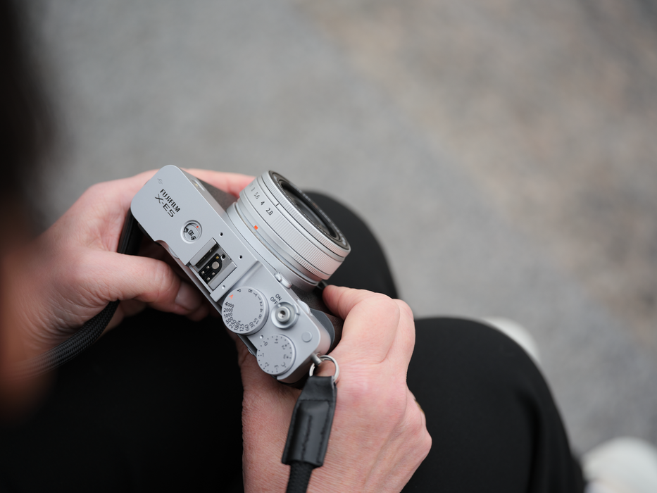 Fujifilm X-E5 Mirrorless Camera with XF 23mm f/2.8 R WR Lens - Silver