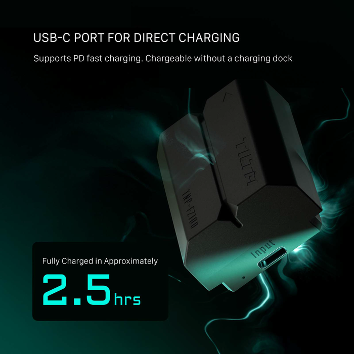 Tilta NP-FZ100 Battery with USB-C Input (2400mAh) - Green