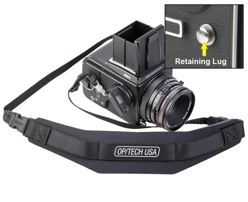 Op/Tech Super Pro Strap with Super Pro Connectors (Version A), 36-45" - Black