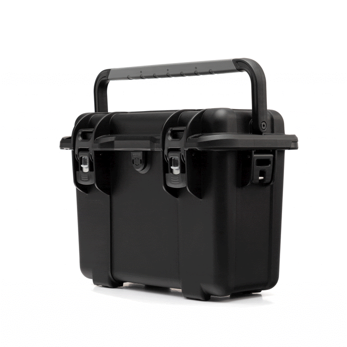 Nanuk T30 Top Loader Pro Photo Kit Protective Case with Padded Dividers & Lid Organizer - Black
